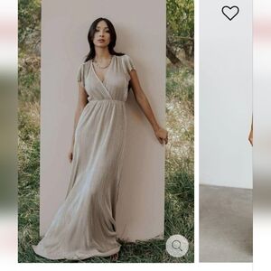 Athena Pleated Maxi Dress | Baltic Born